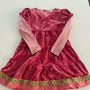 Matilda Jane Pink and Red Patterned Dress